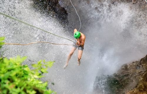 Canyoning Waterfall Rappelling and Canopy